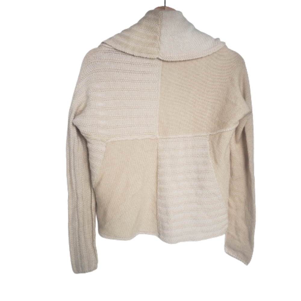 Cabi Patchwork Cardigan Sweater Wool XS - Picture 5 of 9